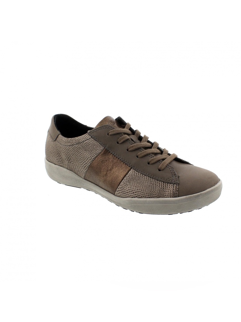 946. NEW NO BOX Women's Casual Lace-Up Sneaker in Taupe Brown